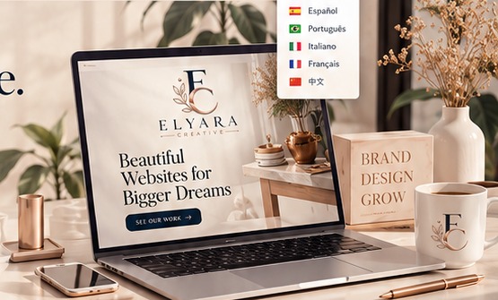 ELYARA Creative web design studio mockup